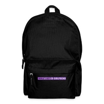 worlds best ex girlfriend - Rucksack - Schwarz - Vorne