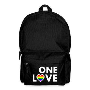 One love - Backpack - black - Front