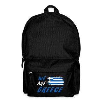 Wir sind Griechenland - Rucksack - Schwarz - Vorne