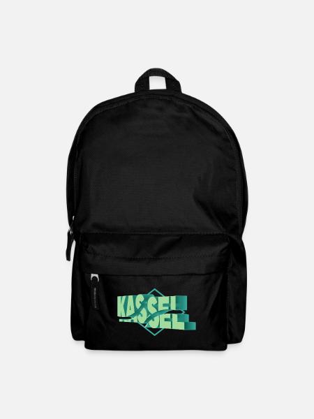 Kassel Deutschland Stadt 3D Schrift Skyline - Rucksack - Schwarz