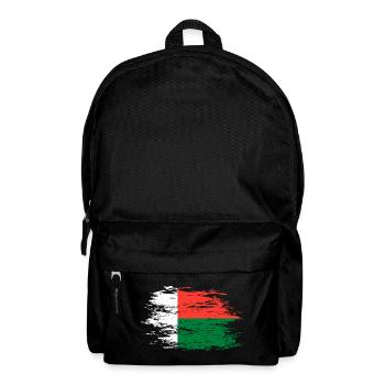 Drapeau de Madagascar utilisé - Sac à dos - noir - Devant
