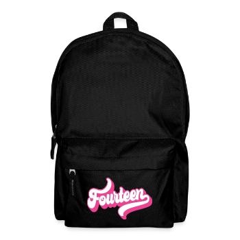 Fourteen 14th Birthday For Girls 14 Years Old - Backpack - black - Front
