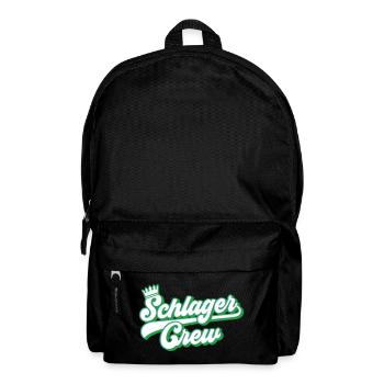 Schlager Crew | Farben änderbar - Rucksack - Schwarz - Vorne