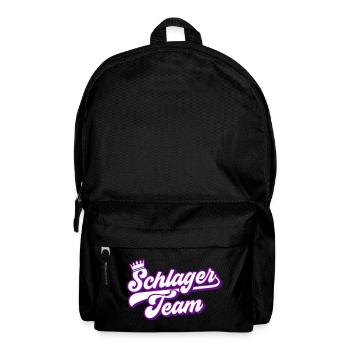 Schlager Team | Farben änderbar - Rucksack - Schwarz - Vorne