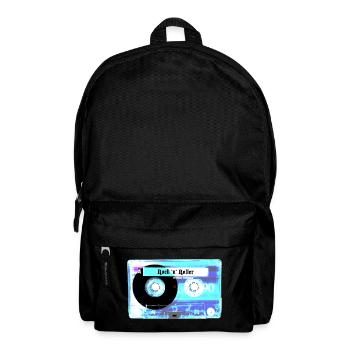 Cassette rétro - Sac à dos - noir - Devant
