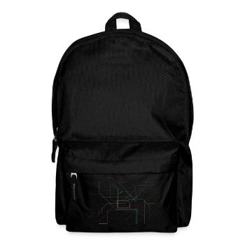 U-MOVE Norwegen Schweden Dänemark Finnland - Rucksack - Schwarz - Vorne