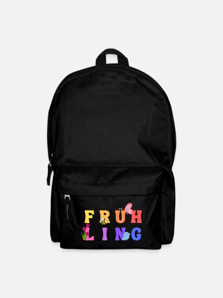 Frühling - Jahreszeit - Rucksack - Schwarz