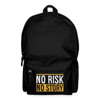 no risk no story - Backpack - black - Front