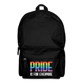 LGBT Pride Month - Pride ist für alle da - Rucksack - Schwarz - Vorne