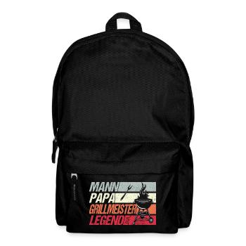 Grillmeister Papa - Rucksack - Schwarz - Vorne