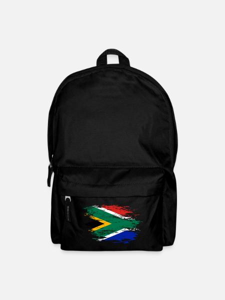 Südafrika Flagge used - Rucksack - Schwarz