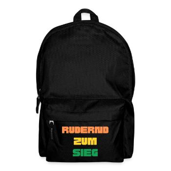 Rowing to victory - Backpack - black - Front
