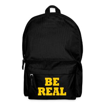 Be real - Rucksack - Schwarz - Vorne