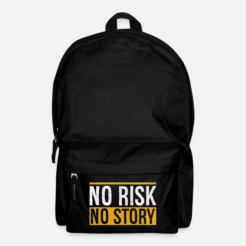 no risk no story - Rucksack - Schwarz