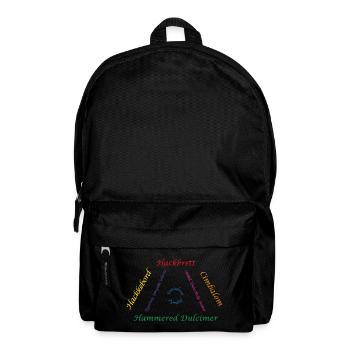 Dulcimer Family Colorful - Backpack - black - Front