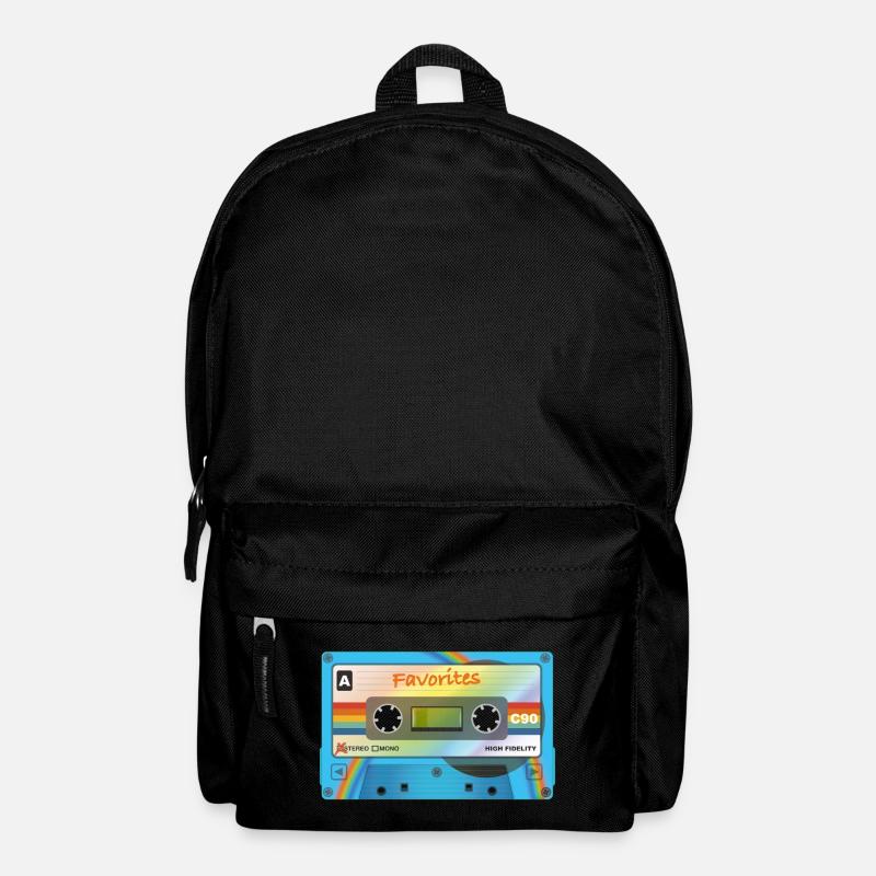 Kassette mit Favorites - Rucksack - Schwarz