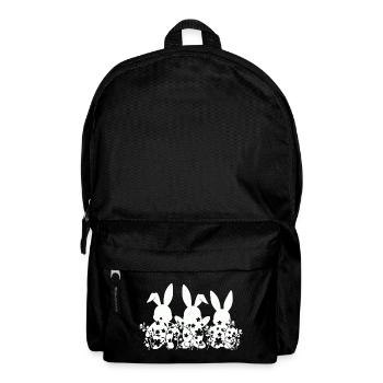 Lapin de Pâques - Sac à dos - noir - Devant