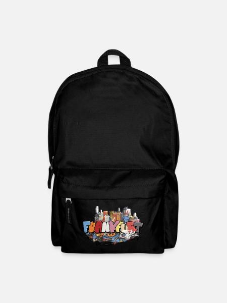 Frankfurt Ghetto Style Graffiti Airbrush Design - Rucksack - Schwarz