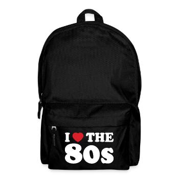 Love for the 80s - Backpack - black - Front