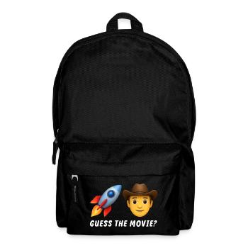 Cowboy Adventure Rocket Design - Backpack - black - Front