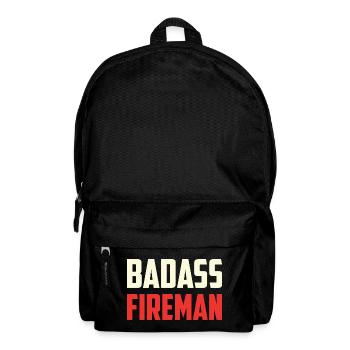 Combatant firefighter badass - Backpack - black - Front
