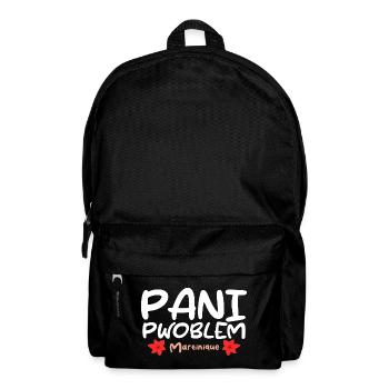 Pani Pwoblem Martinique Antilles Creole Humor - Backpack - black - Front