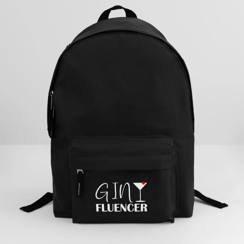 Ginfluencer Gin Statement Gin Trinker Spruch Rucksack