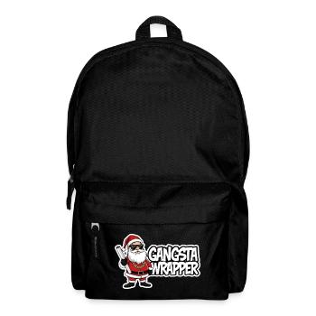 Gangsta Wrapper Père Noël Design - Sac à dos - noir - Devant