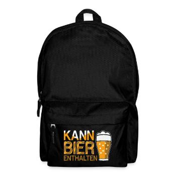 Beer Lovers Beer Saying Beer Drinkers Booze - Backpack - black - Front