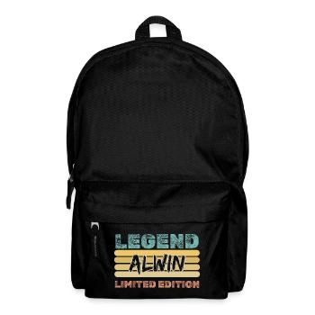 Gift for Alwin - Backpack - black - Front