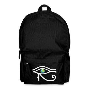 Ein weiterer Blick auf die Welt (weiß) - Rucksack - Schwarz - Vorne