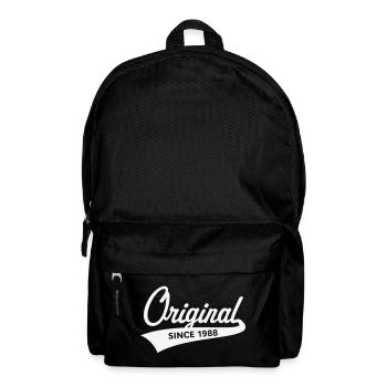 Original Since 1988 (Geburtsjahr, Geburtstag / W) - Rucksack - Schwarz - Vorne