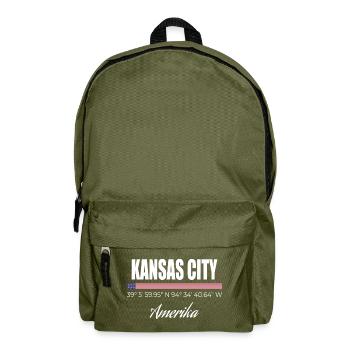 Kansas City - Rucksack - Olivgrün - Vorne