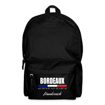 Bordeaux - Rucksack - Schwarz - Vorne