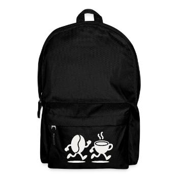 Koffein-Sprint: Bean & Cup Run - Rucksack - Schwarz - Vorne