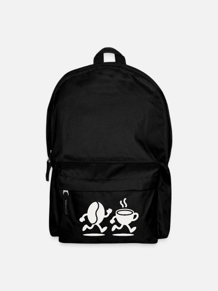 Koffein-Sprint: Bean & Cup Run - Rucksack - Schwarz