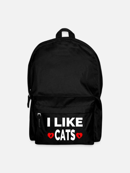 Katzen - Rucksack - Schwarz