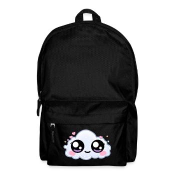 Cloud Eyes Kawaii – Soft Dreamy Eyes - Backpack - black - Front