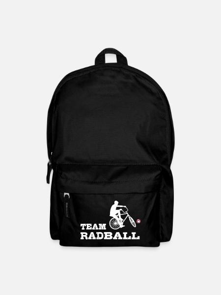 Team Radball, Radballer, Hallenradsport - Rucksack - Schwarz