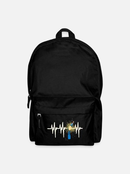 Fallas de Valencia Heartbeat - Rucksack - Schwarz