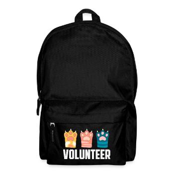 Volunteer Animal Rescue Shelter Cats - Backpack - black - Front