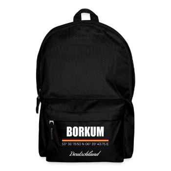 Borkum - Rucksack - Schwarz - Vorne