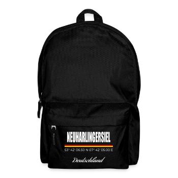 Neuharlingersiel - Rucksack - Schwarz - Vorne