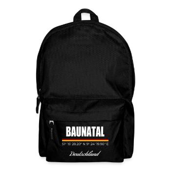 Baunatal - Rucksack - Schwarz - Vorne