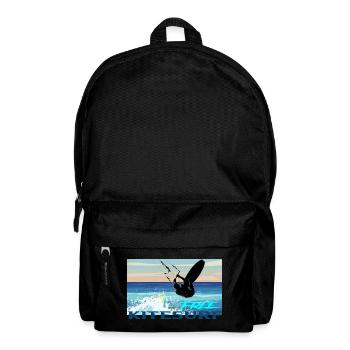 Le kitesurf - Sac à dos - noir - Devant