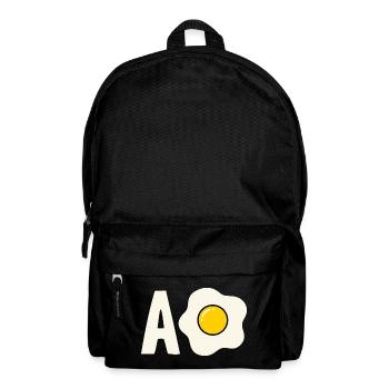 A Mexican Hispanic slang from Huevo, Ca - Backpack - black - Front
