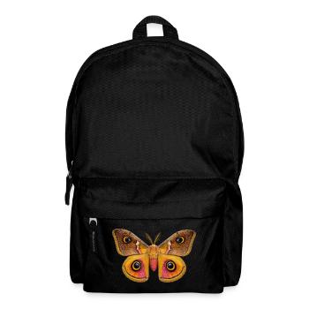 Empereur Papillon Saturnia pavonia - Sac à dos - noir - Devant