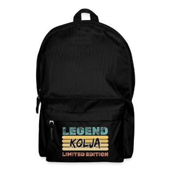 Geschenk für Kolja - Rucksack - Schwarz - Vorne