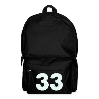 33- - Rucksack - Schwarz - Vorne