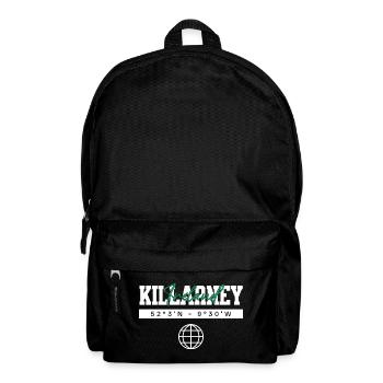 Killarney Irland Koordinaten Reise Souvenir - Rucksack - Schwarz - Vorne